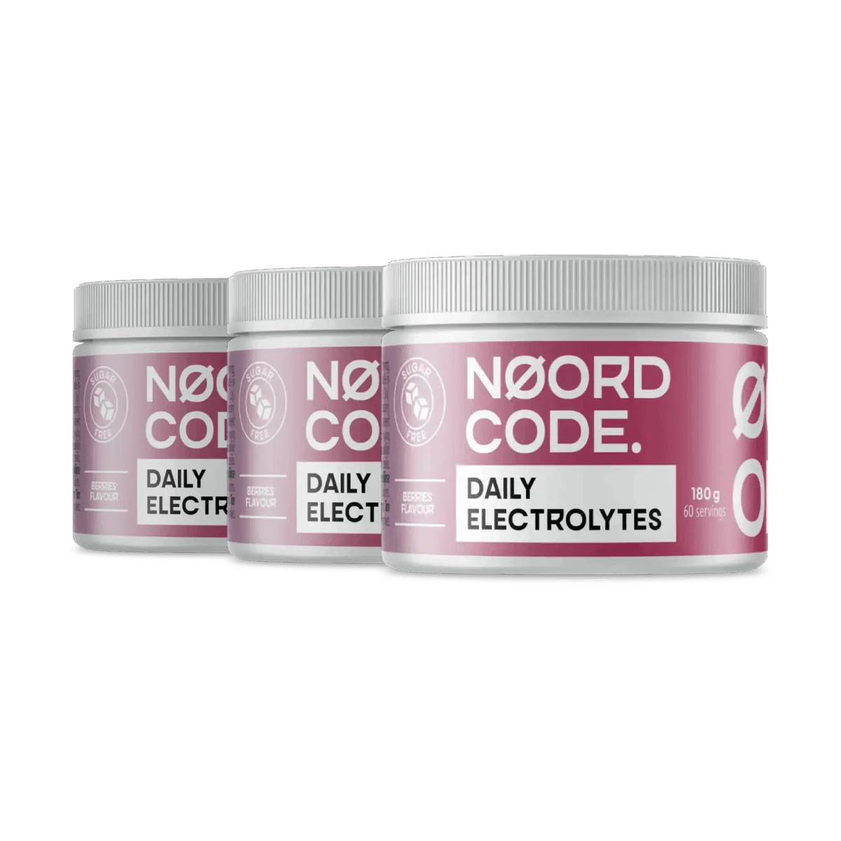 NoordCode Daily Electrolytes Berries 3 x 180 g