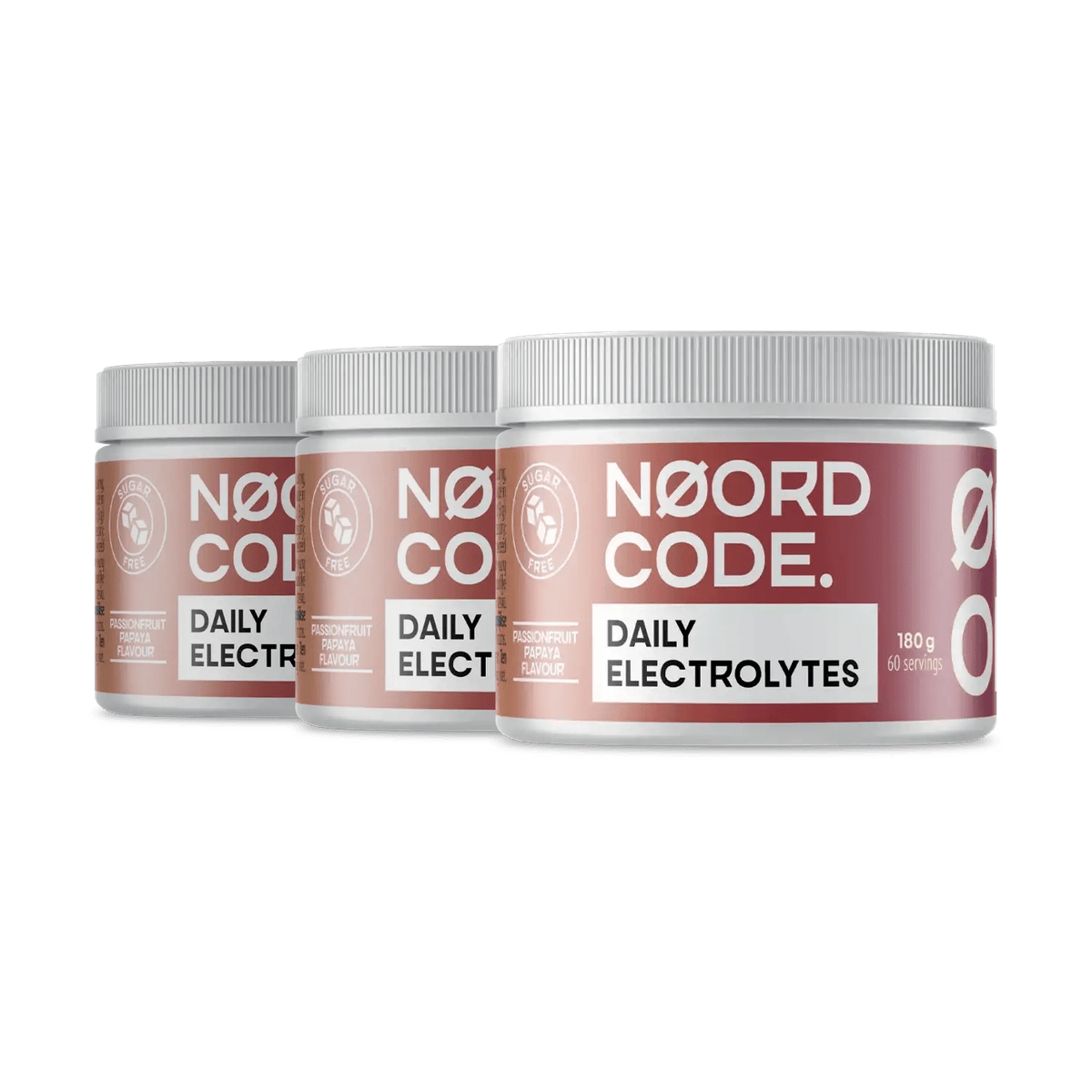 NoordCode Daily Electrolytes Passionfruit Papaya 3 x 180 g