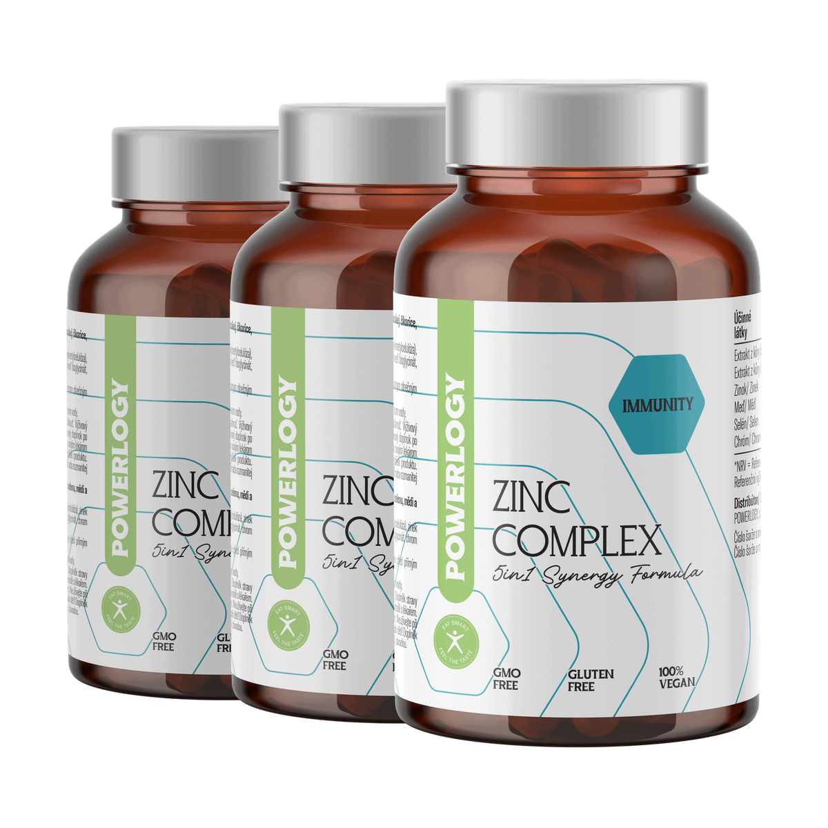 Powerlogy Zinc Complex 3 x 60 kapsúl
