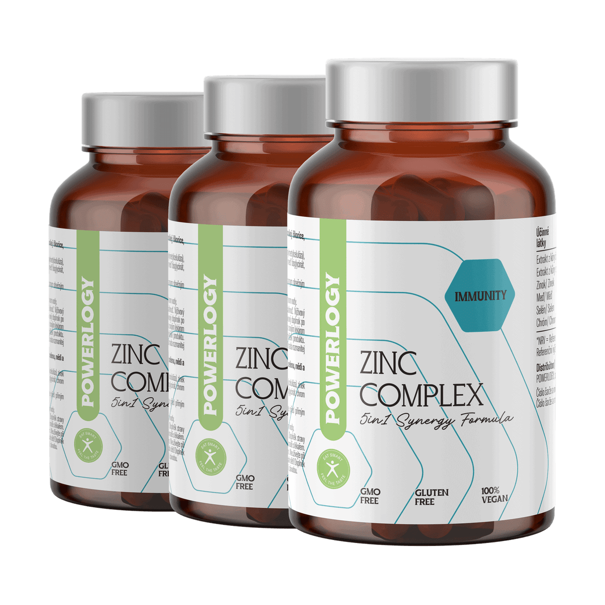 Powerlogy Zinc Complex 3 x 60 kapsúl
