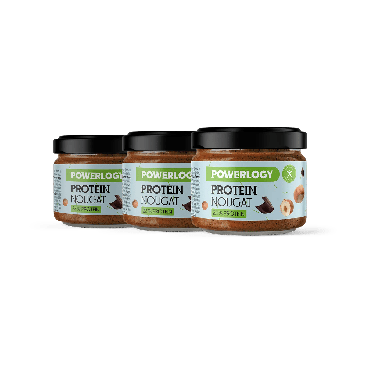 Powerlogy Protein Nougat Cream 3 x 300 g