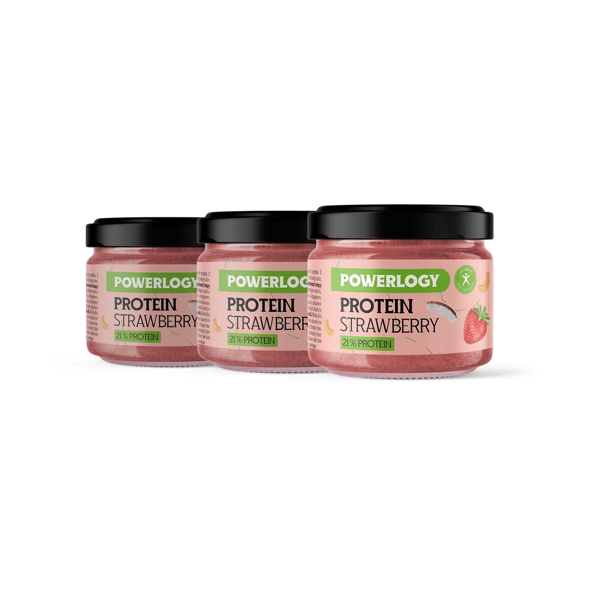 Powerlogy Protein Strawberry Cream 3 x 300 g