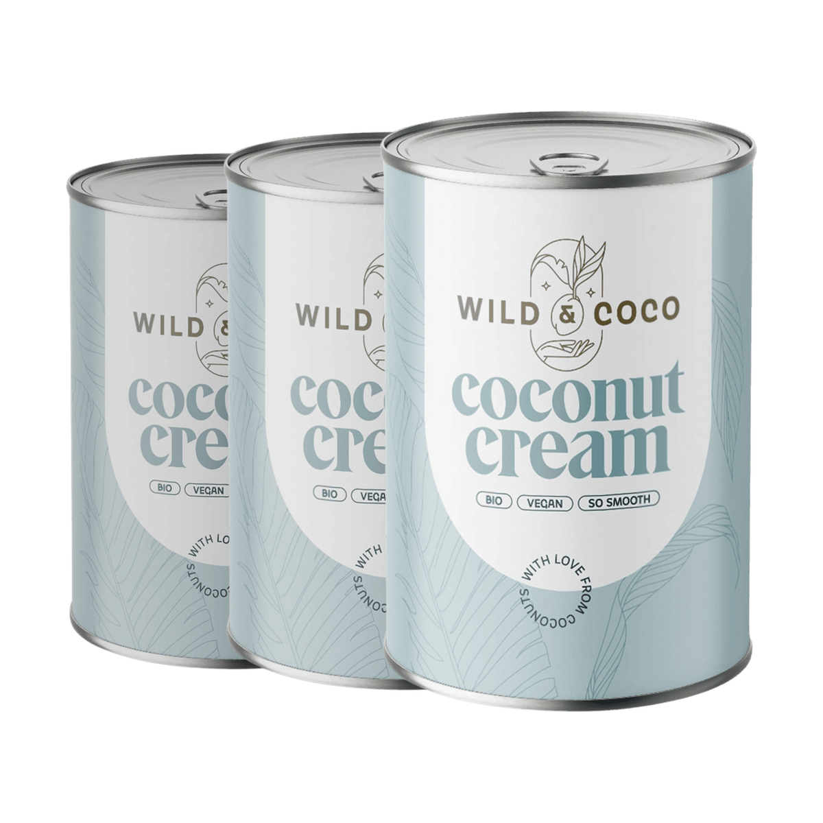 Wild & Coco BIO Coconut Milk (22%) 3 x 400 ml