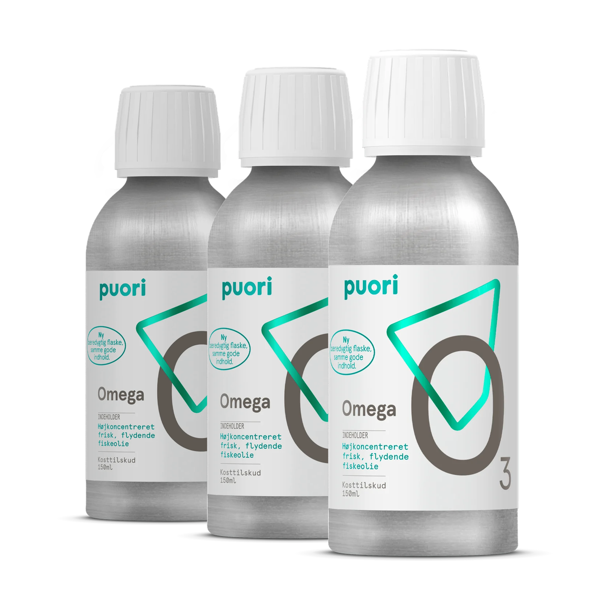 Puori Omega 3 tekutý 3 x 150 ml