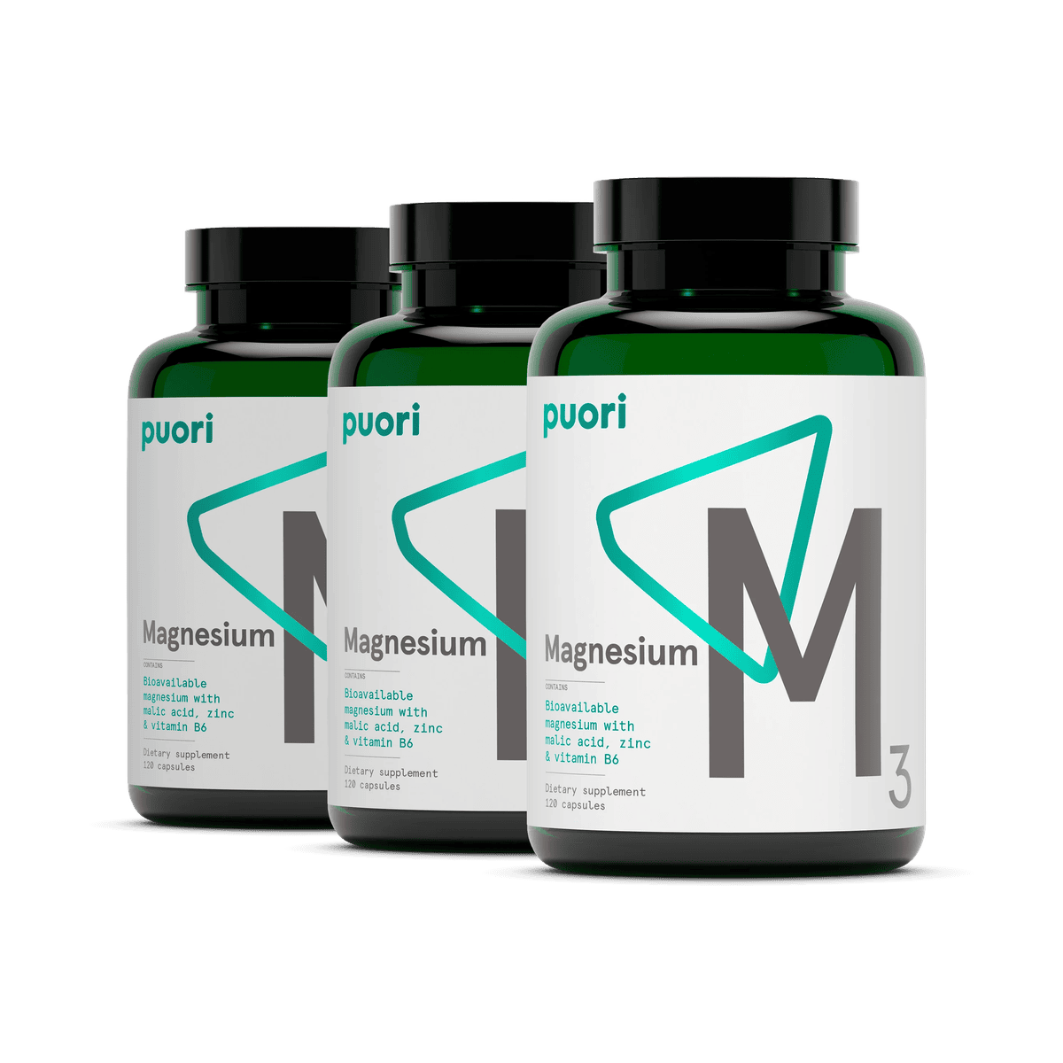 Puori Magnesium complex 3 x 120 kapsúl