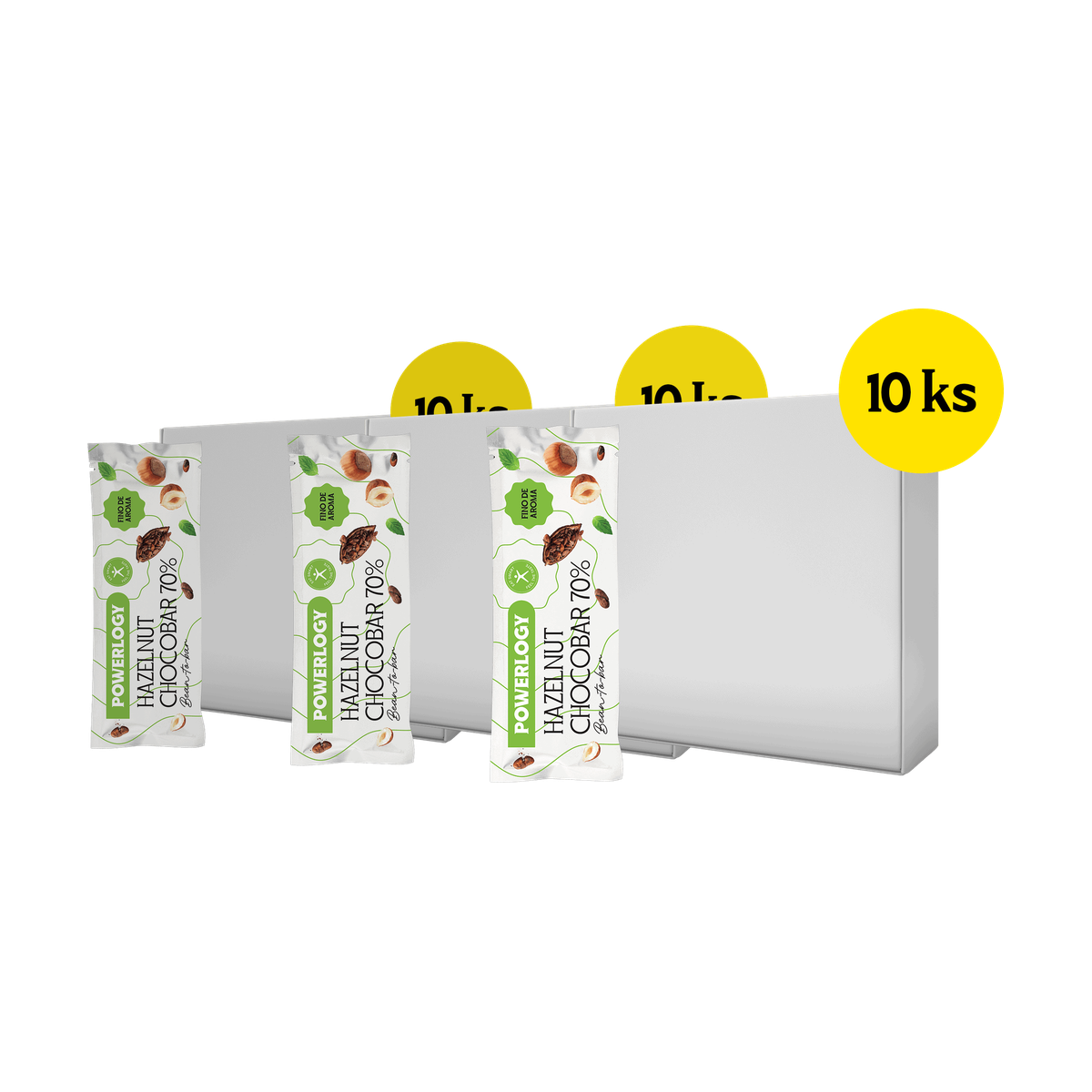 Powerlogy Chocobar 70 % 3 x 10 x 50 g
