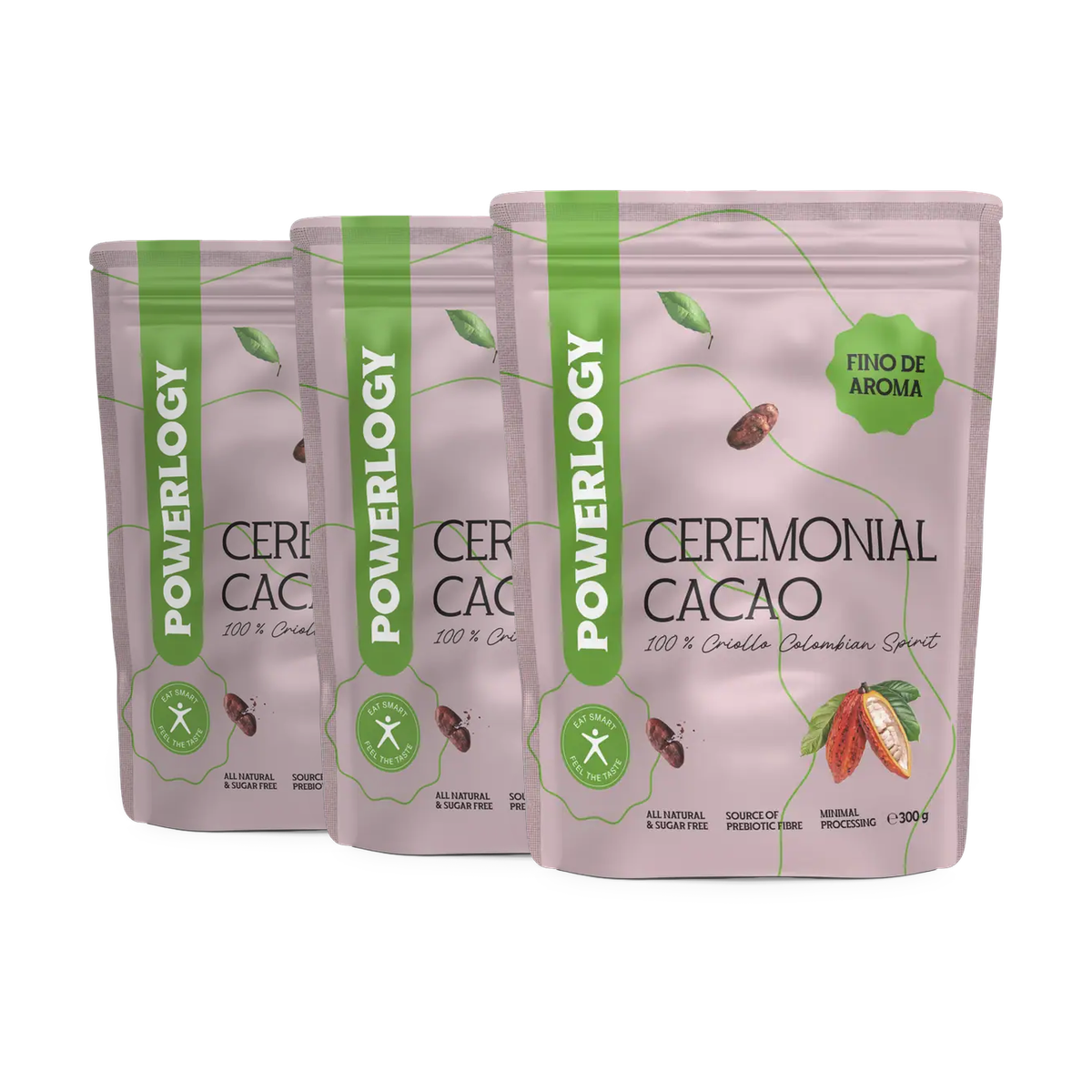 Powerlogy Ceremonial Cacao 3 x 300 g