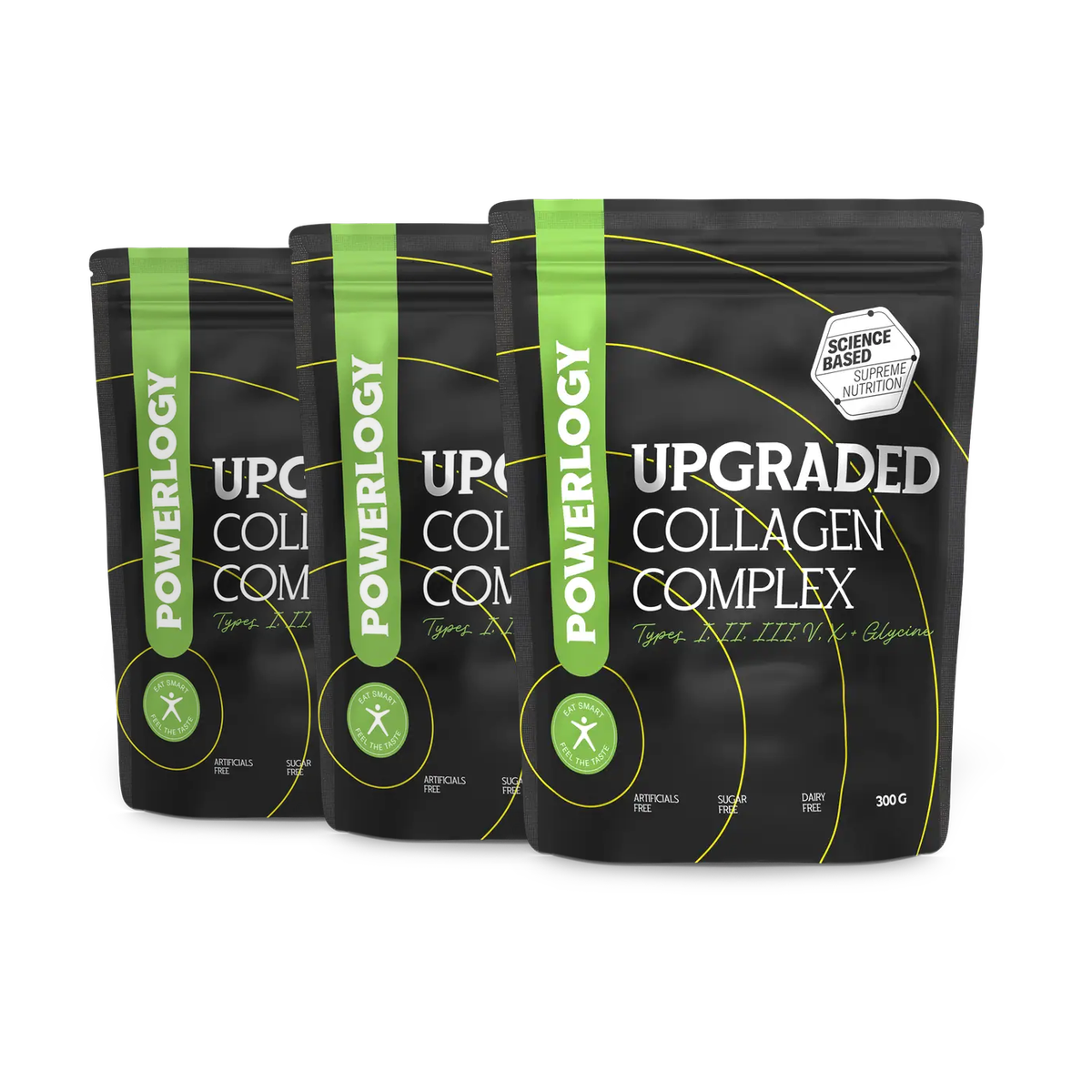 Powerlogy Upgraded Collagen Complex 3 x 300 g