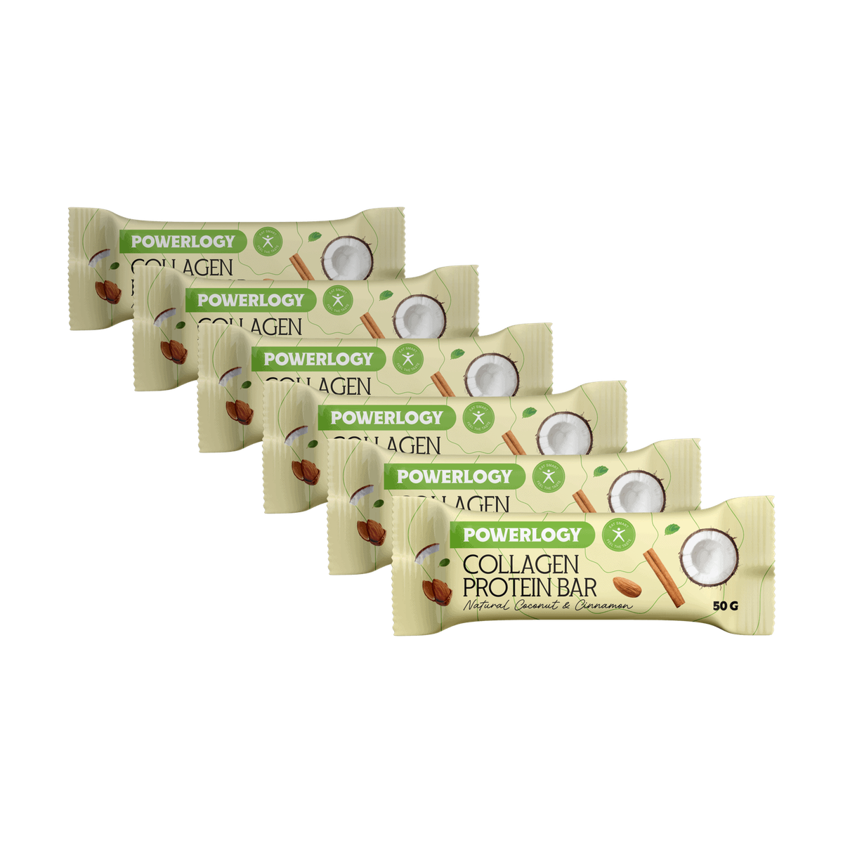 Powerlogy Collagen Protein Bar 6 x 50 g
