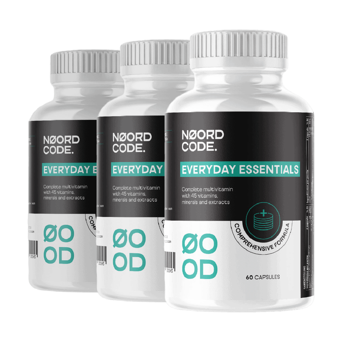 NoordCode Everyday Essentials Multivitamin 3 x 60 kapsúl
