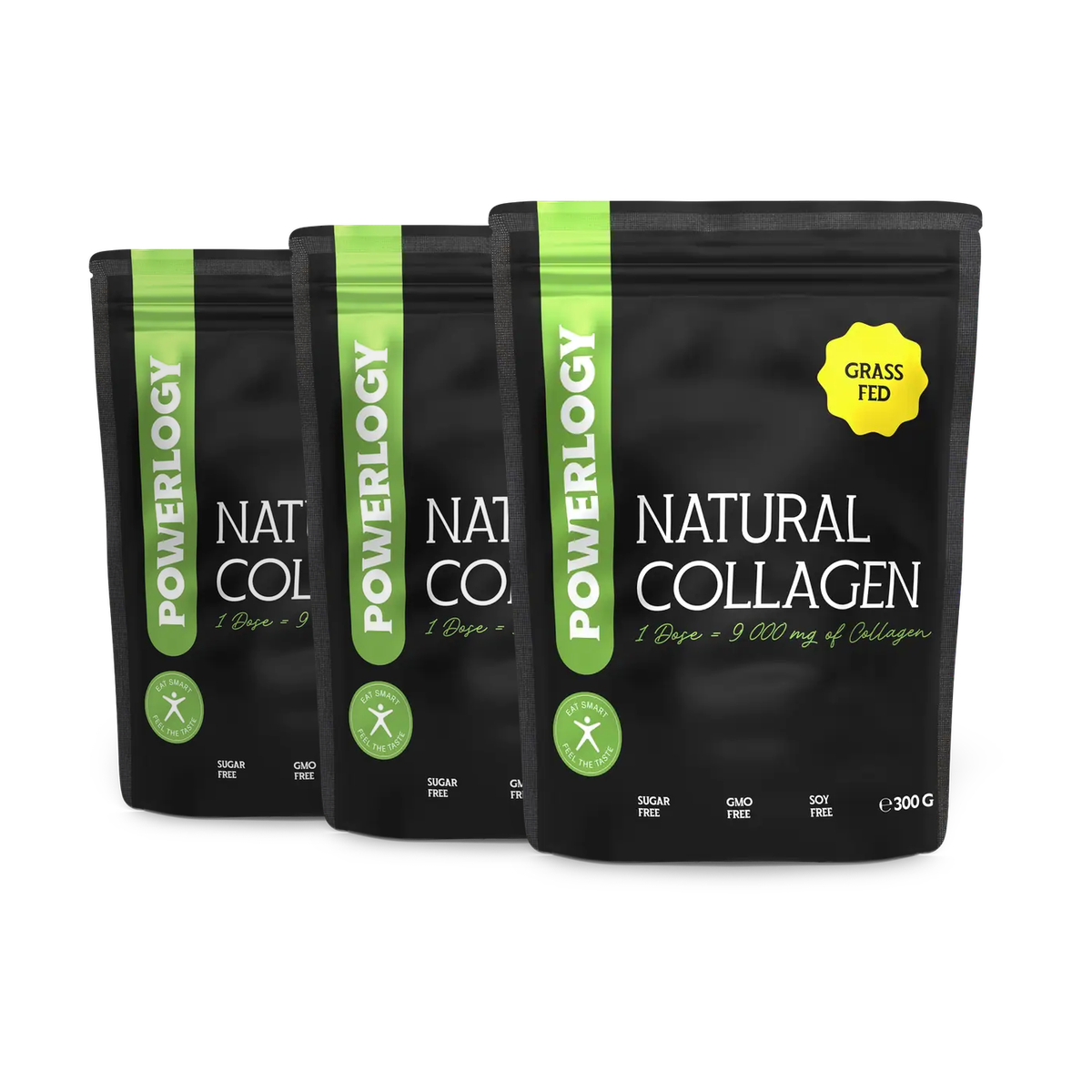 Powerlogy Natural Collagen 3 x 300 g