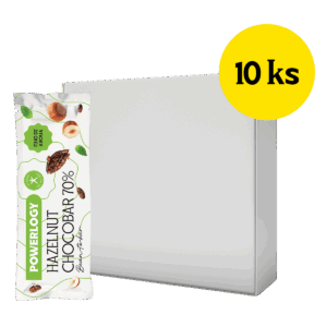 Powerlogy Chocobar 70 % 10 x 50 g