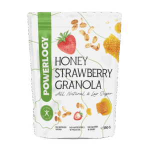 Powerlogy Honey Strawberry Granola 350 g