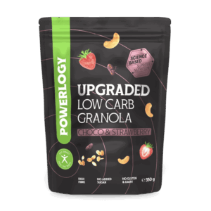 Powerlogy Upgraded Low Carb Granola Choco & Strawberry 350 g