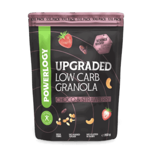 Powerlogy Upgraded Low Carb Granola Choco & Strawberry 700 g