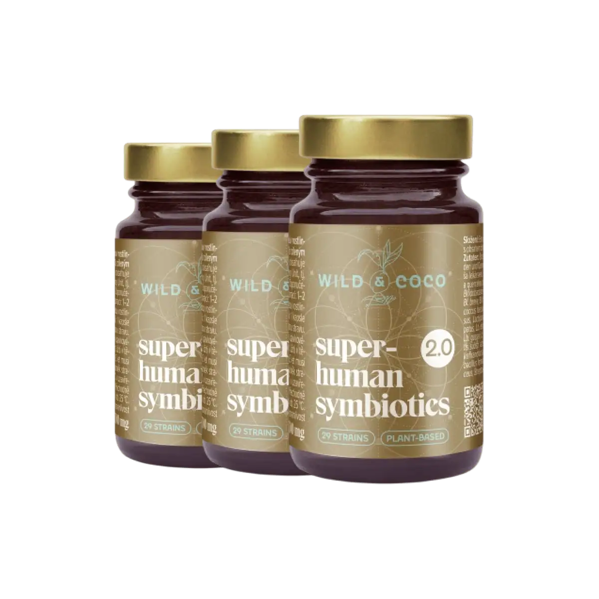 Wild and Coco Superhuman Symbiotics 2.0 30 kapsúl 3 x