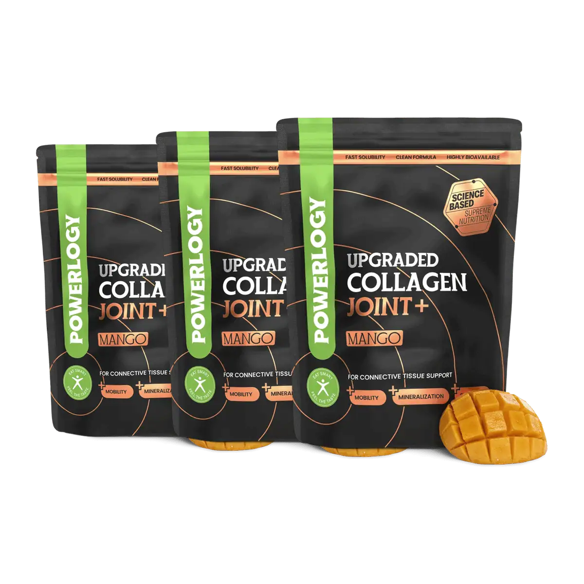 Powerlogy Upgraded Collagen Joint+ 300 g 3 x