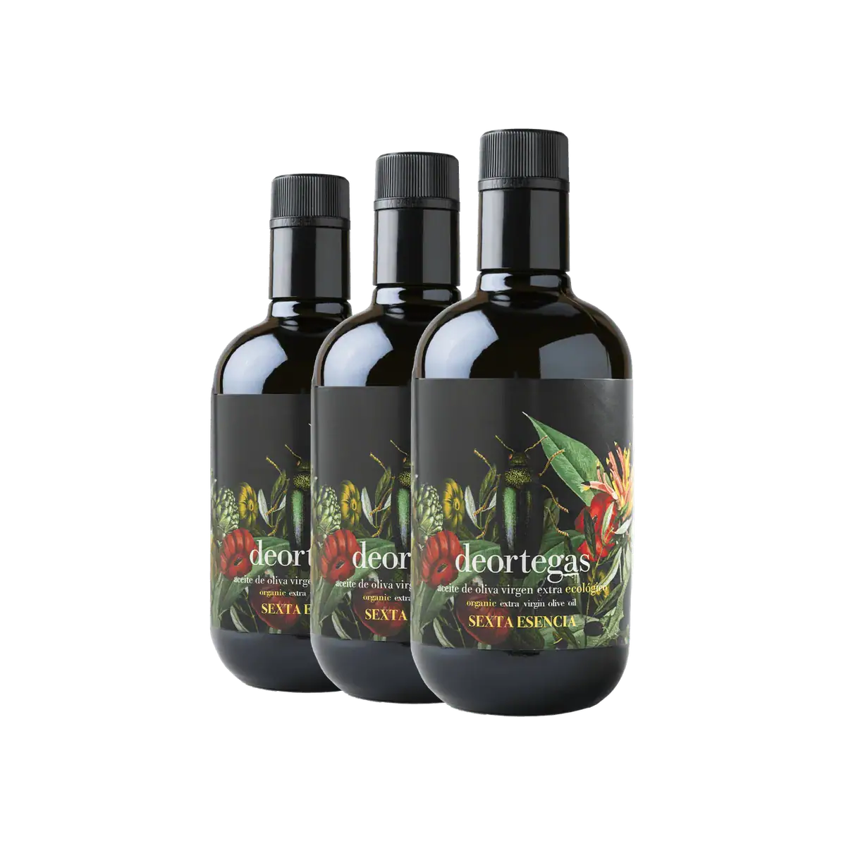 Deortegas Organic Extra Virgin Olive Oil Sexta Esencia 500 ml 3 x