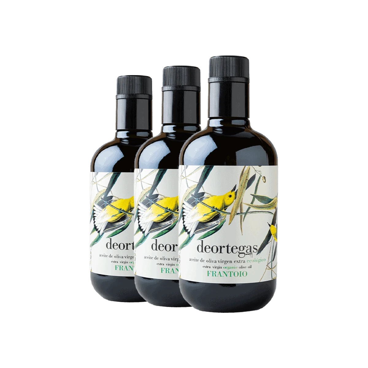 Deortegas Organic Extra Virgin Olive Oil Frantoio 500 ml 3 x