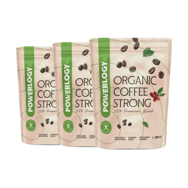 Powerlogy Organic Coffee Strong 250 g
