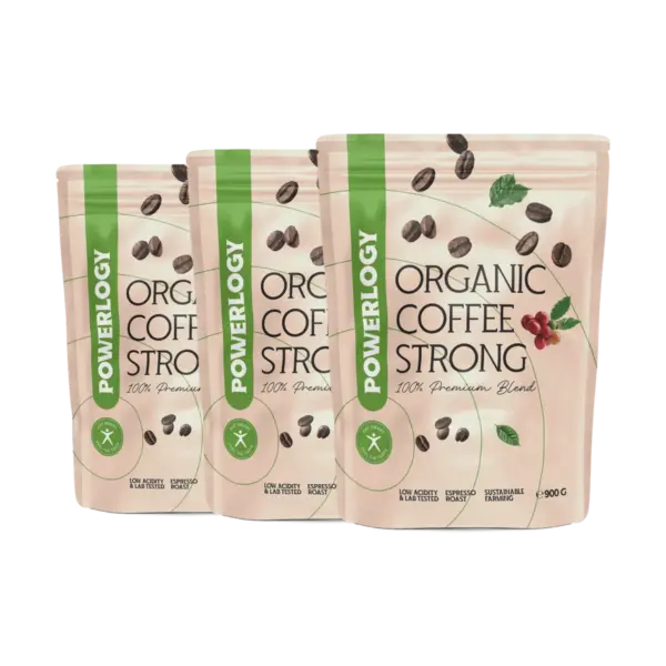 Powerlogy Organic Coffee Strong 900 g