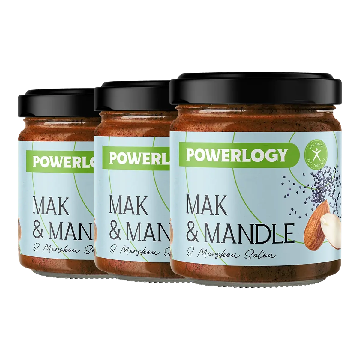 Powerlogy Mak a Mandle Krém 330 g 3 x