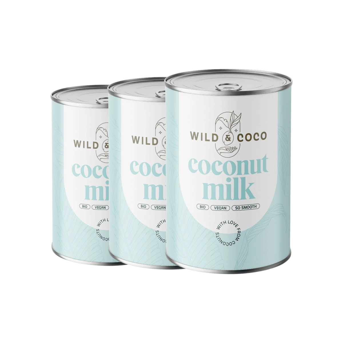 Wild & Coco BIO Coconut Milk (17%) 400 ml 3 x