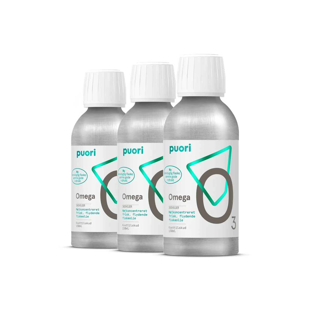 Puori Omega 3 tekutý 150 ml 3 x