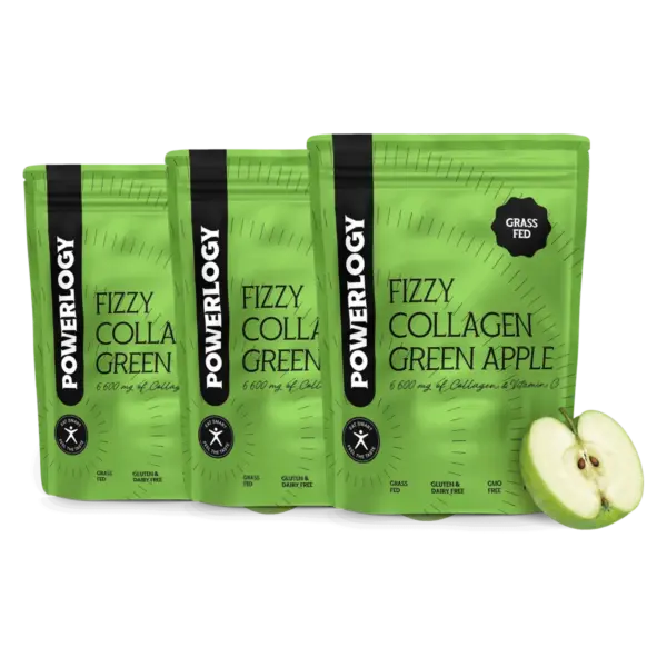 Powerlogy Fizzy Collagen Green Apple 300 g