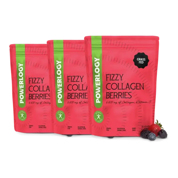 Powerlogy Fizzy Collagen Berries 300 g