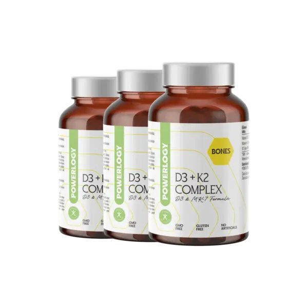 Powerlogy D3+K2 Complex 60 kapslí