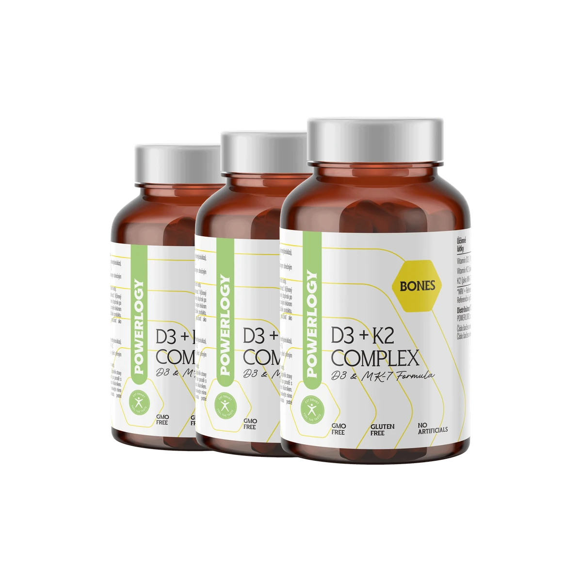 Powerlogy D3+K2 Complex 60 kapsúl 3 x