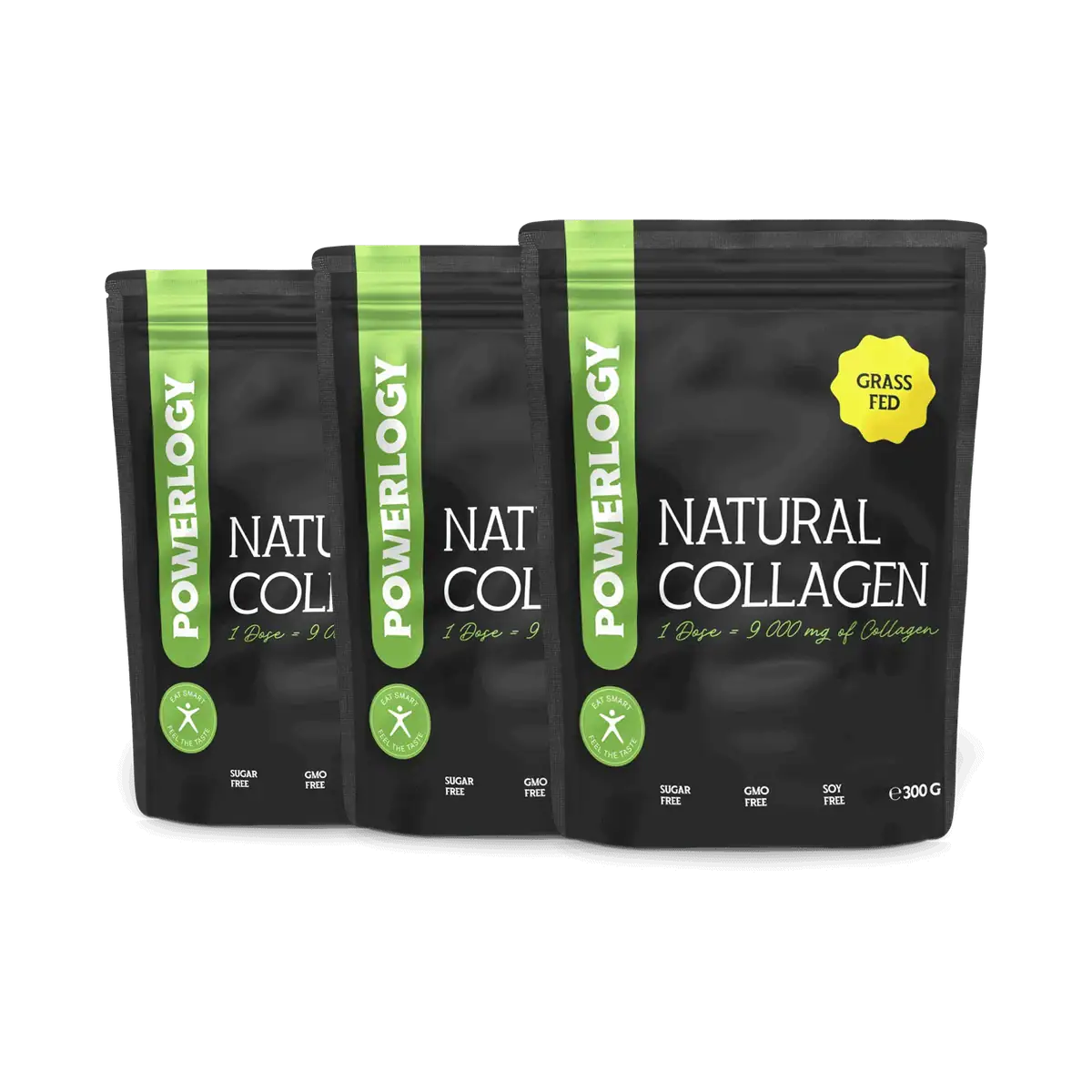 Powerlogy Natural Collagen 300 g 3 x