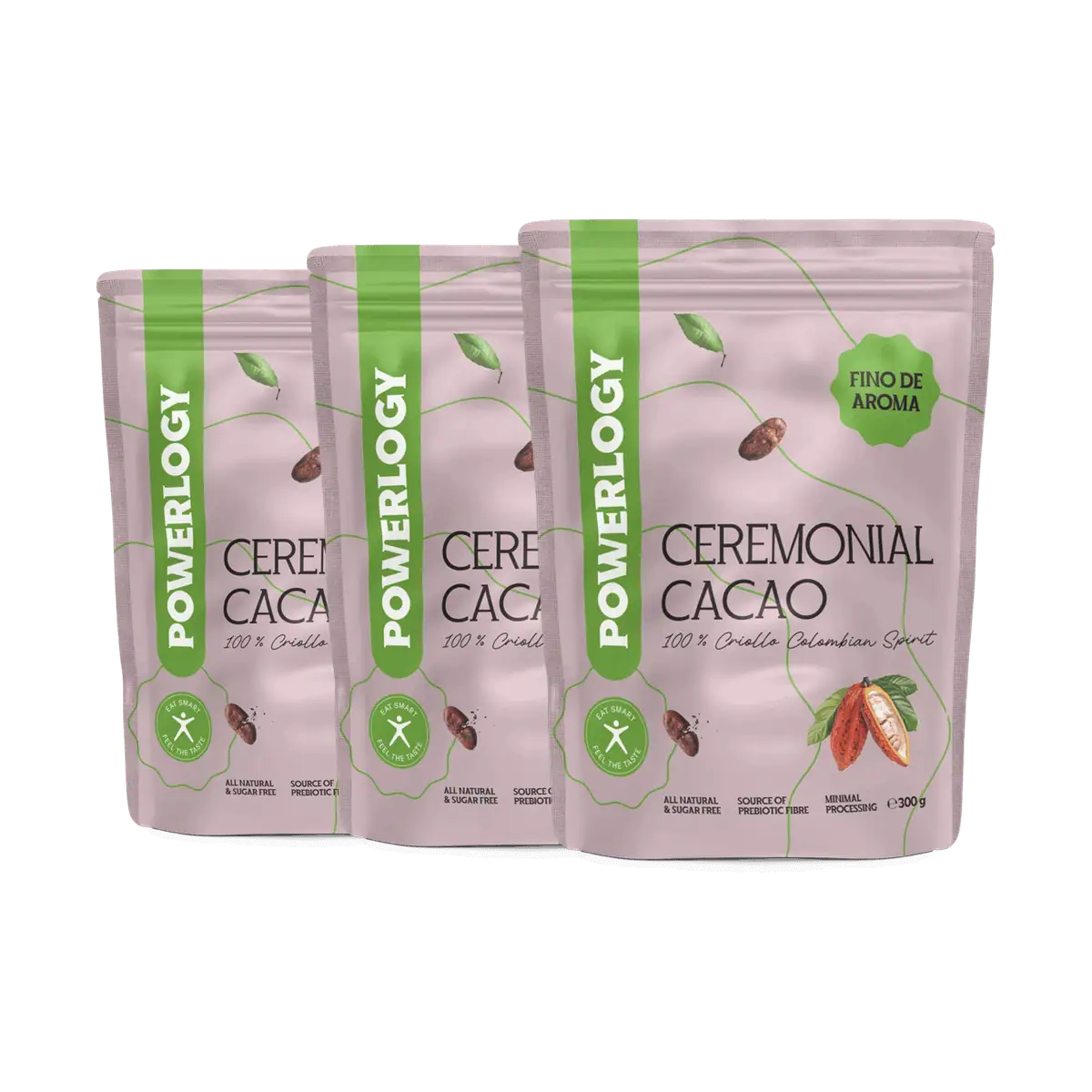 Powerlogy Ceremonial Cacao 300 g 3 x