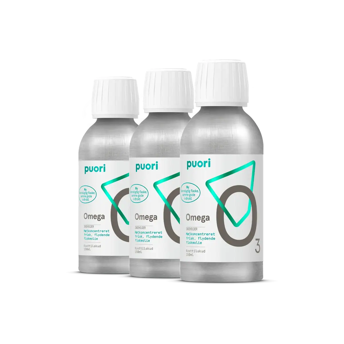 Puori Omega 3 tekutý 150 ml 3 x