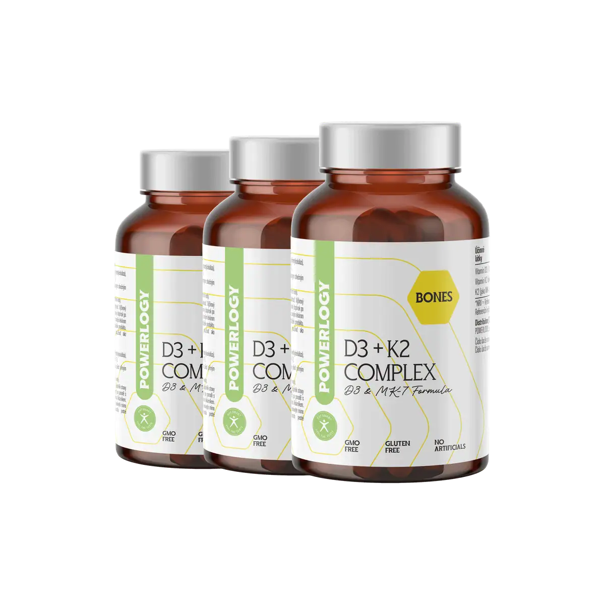 Powerlogy D3+K2 Complex 60 kapsúl 3 x