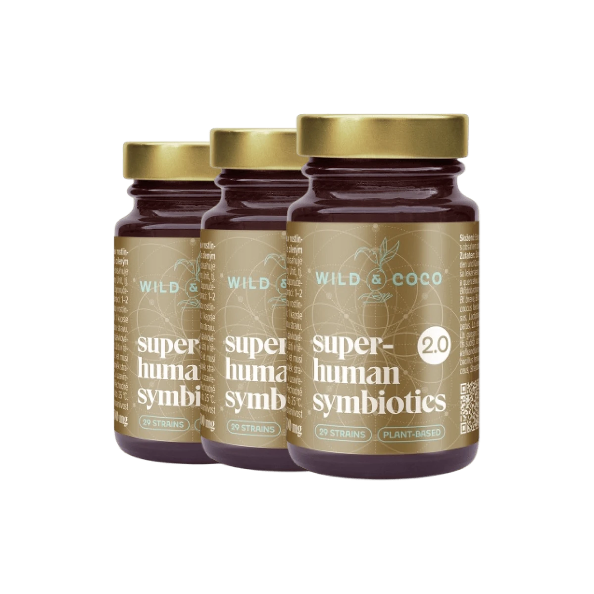 Wild and Coco Superhuman Symbiotics 2.0 30 kapsúl 3 x