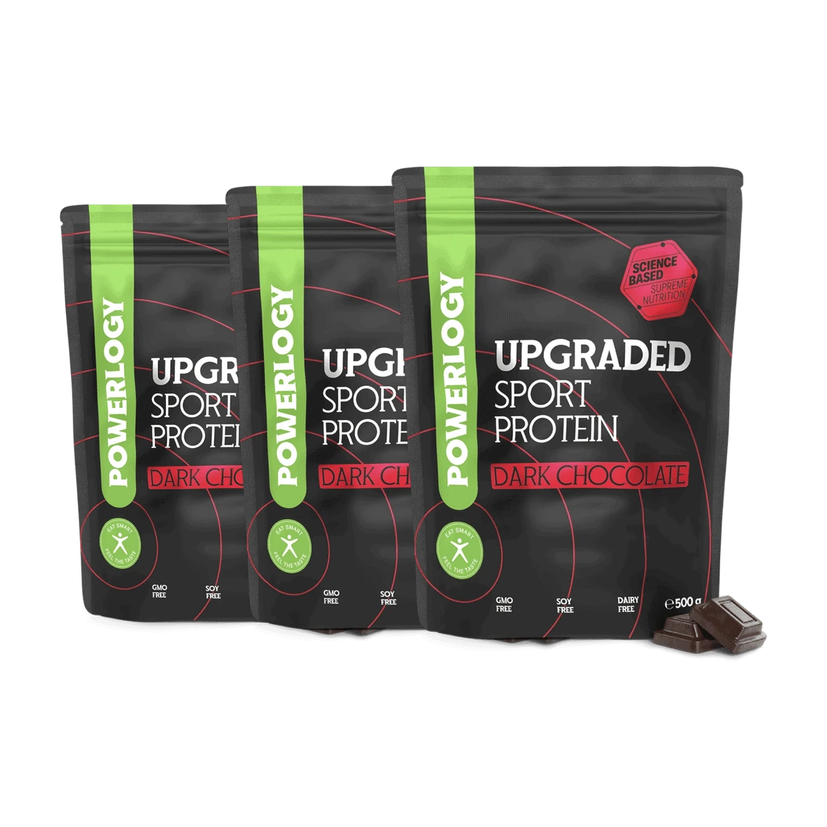 Powerlogy Upgraded Sport Protein 500 g 3 x