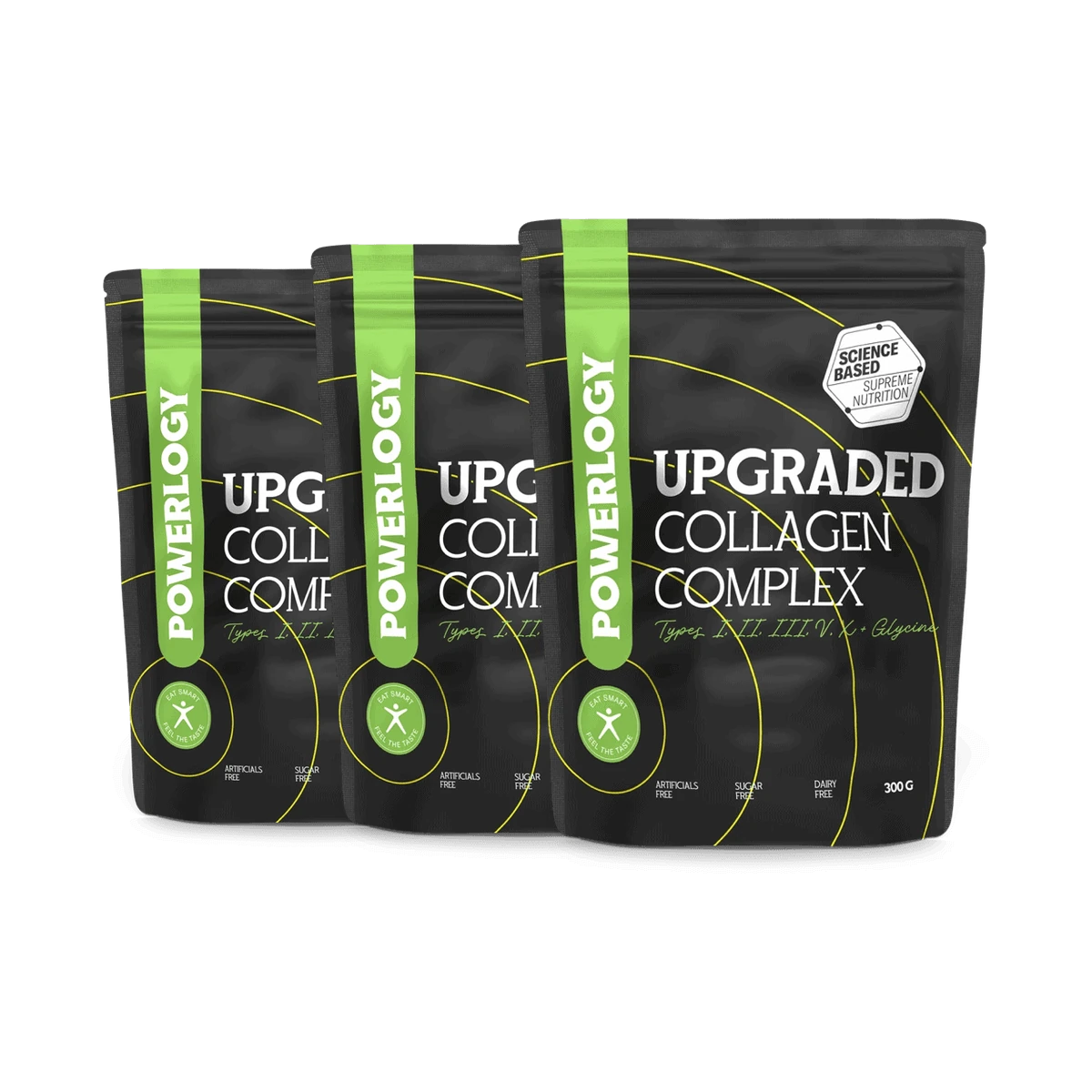 Powerlogy Upgraded Collagen Complex 300 g 3 x