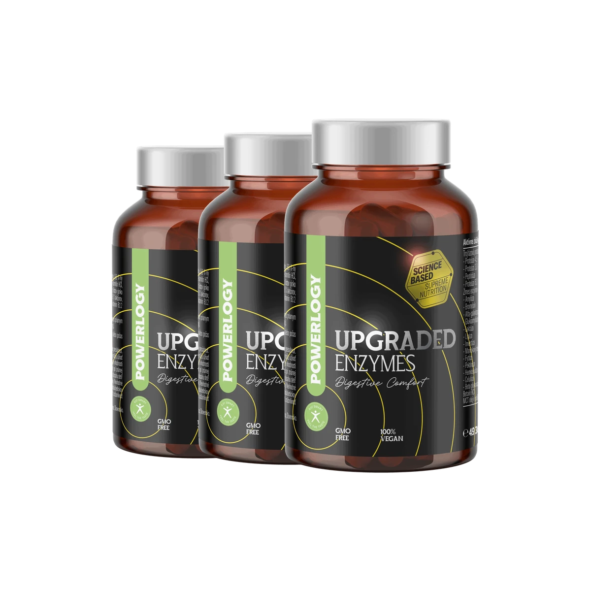 Powerlogy Upgraded Enzymes 60 kapsúl 3 x