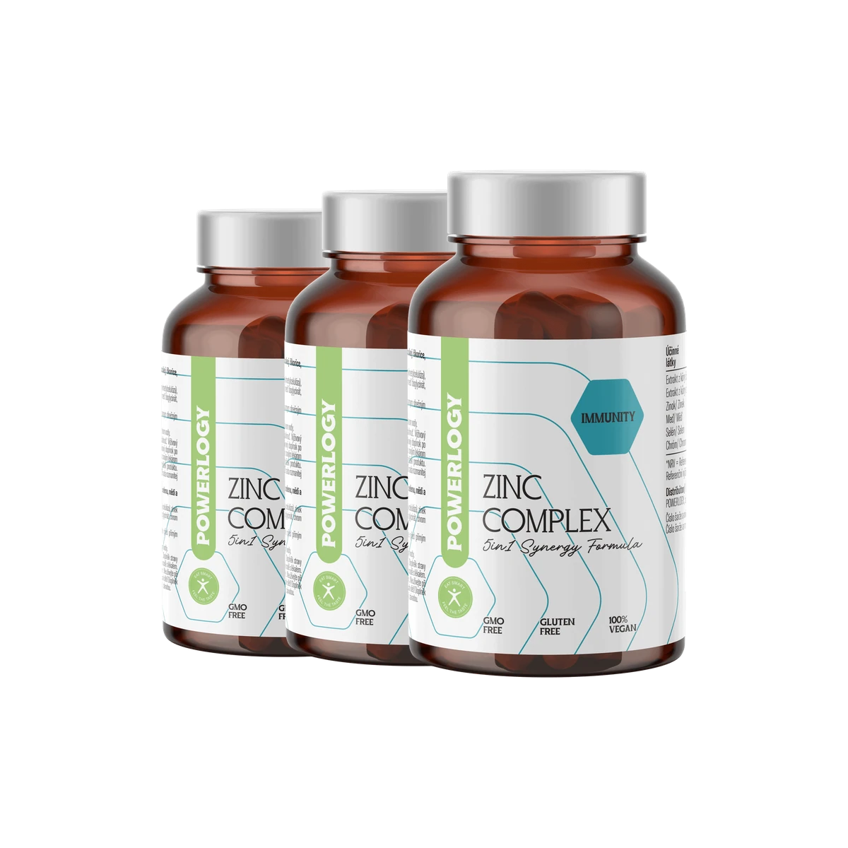 Powerlogy Zinc Complex 60 kapsúl 3 x