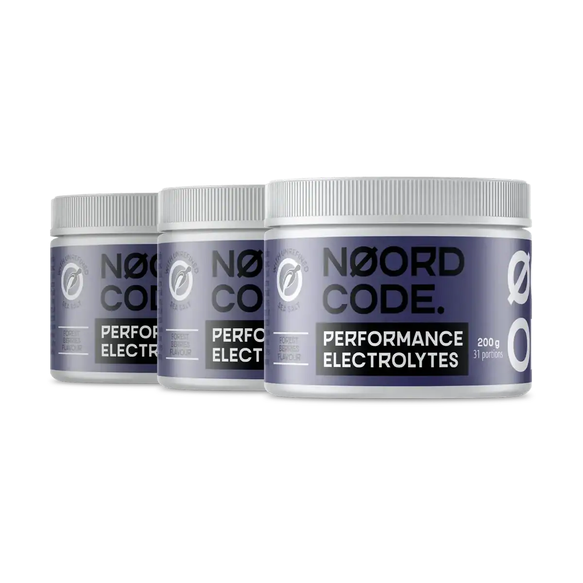 NoordCode Performance Electrolytes Forest Berries 200 g 3 x