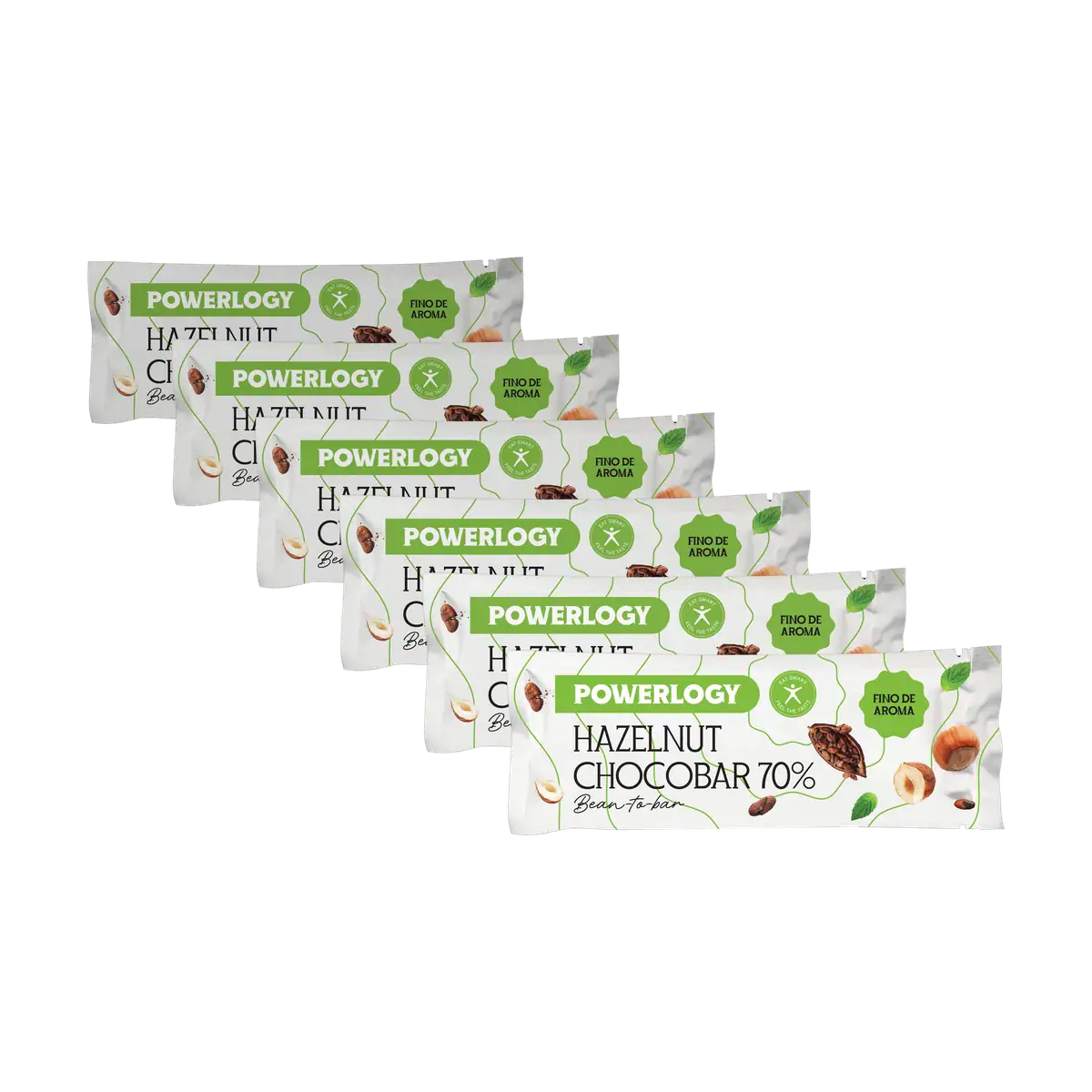 Powerlogy Chocobar 70 % 50 g 6 x