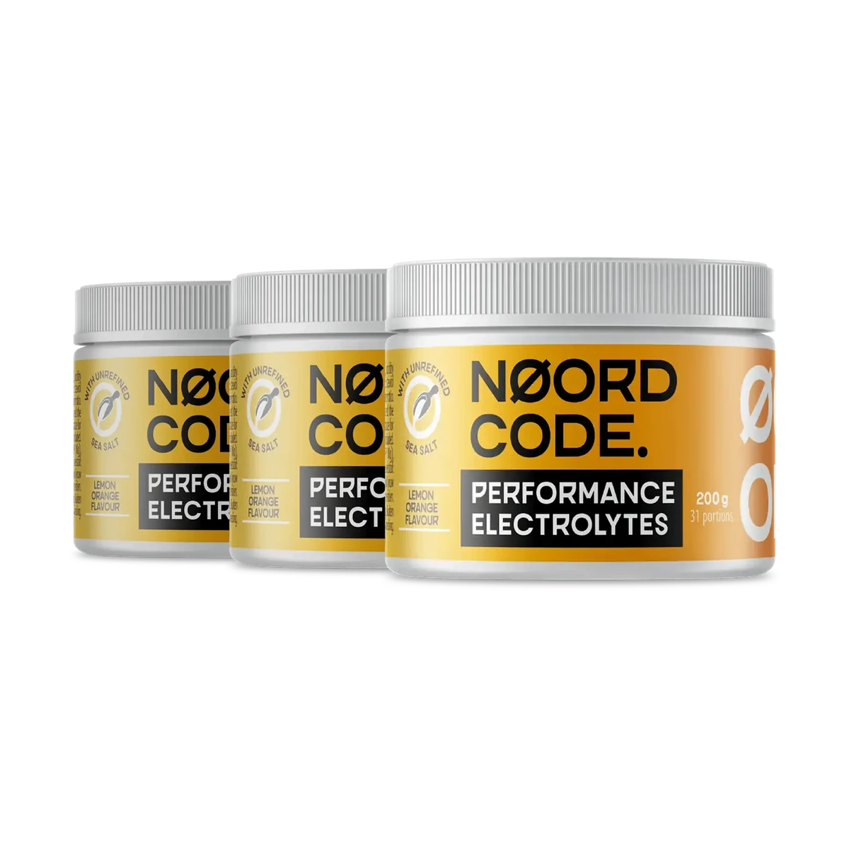 OLD NoordCode Performance Electrolytes Lemon Orange 200 g 3 x