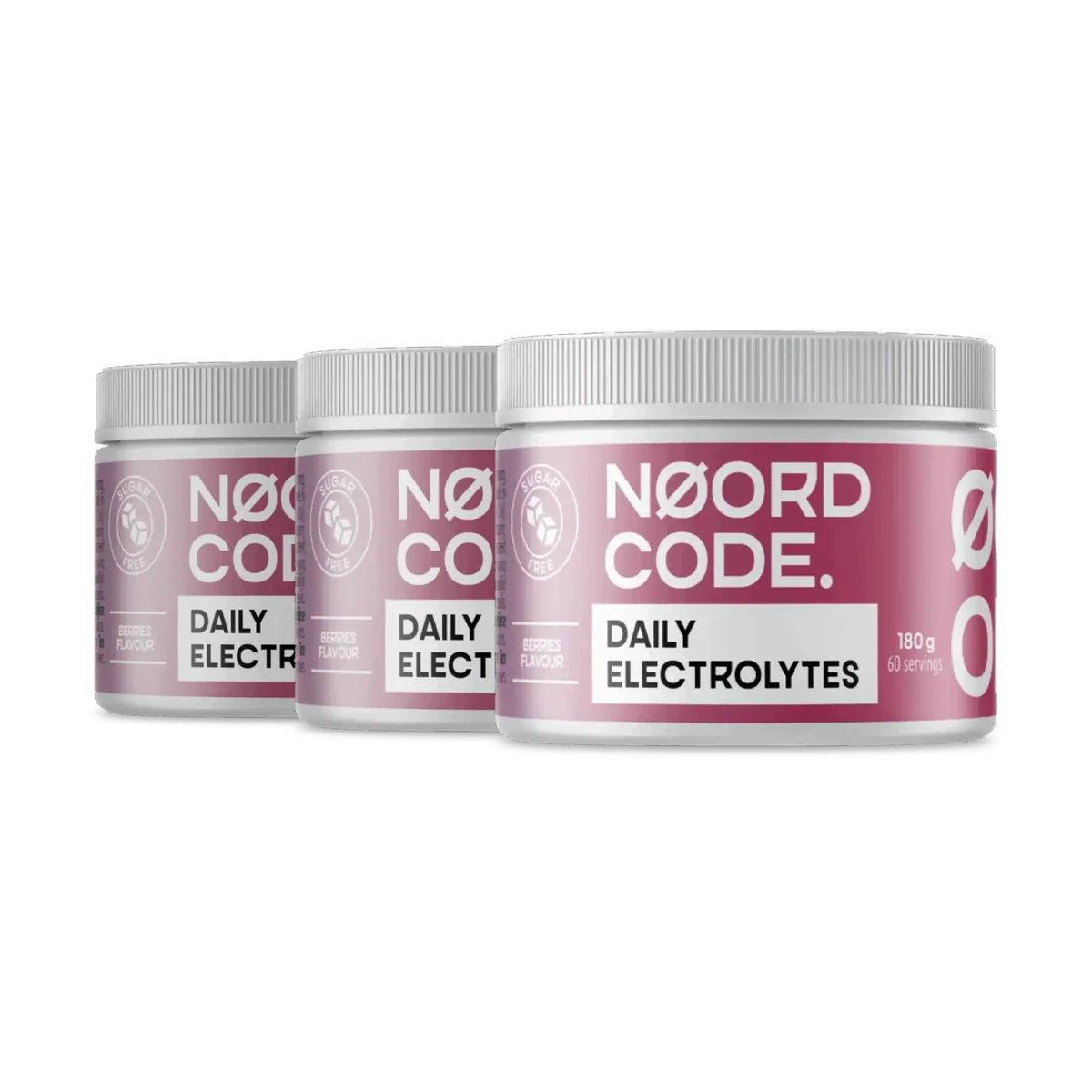 NoordCode Daily Electrolytes Berries 180 g 3 x