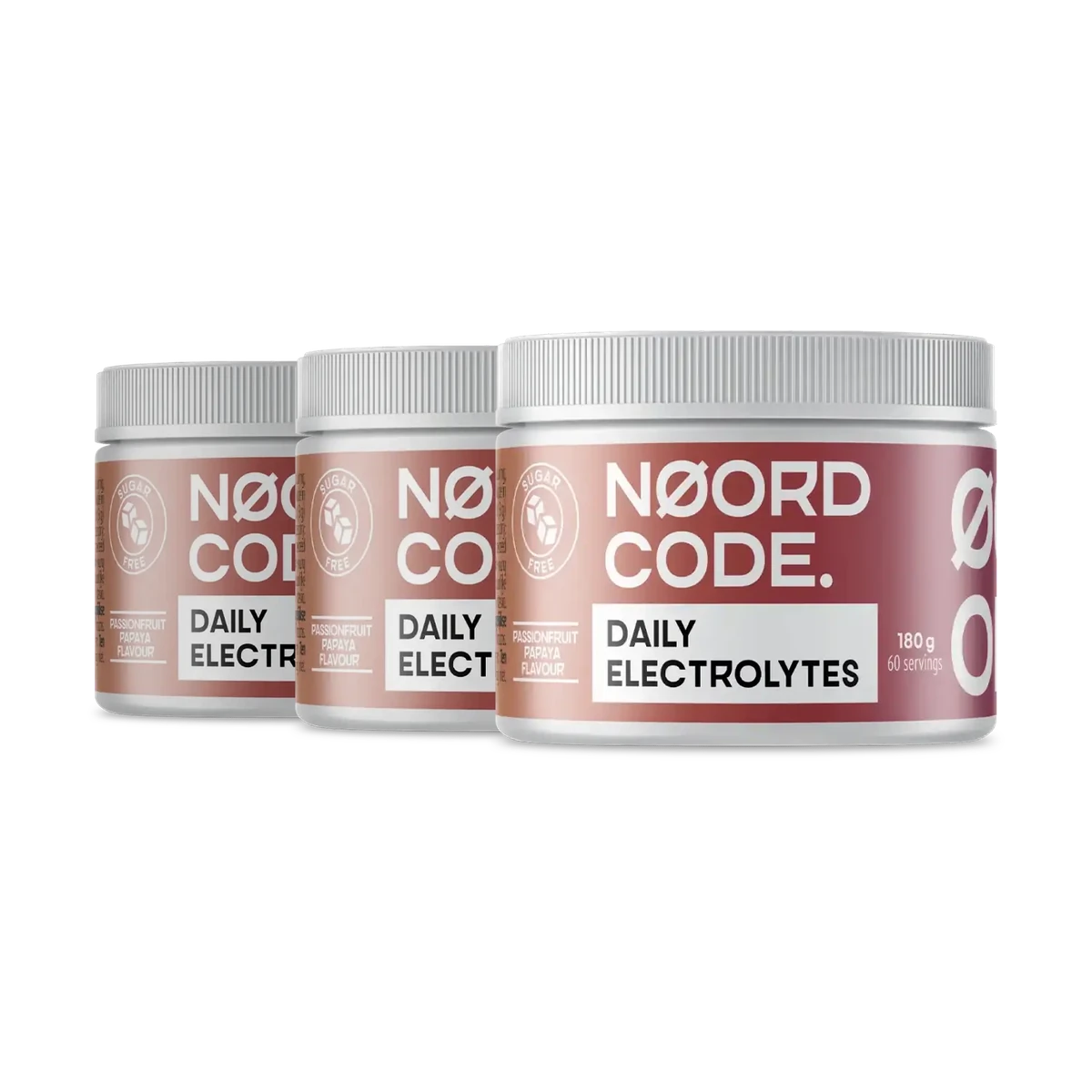 NoordCode Daily Electrolytes Passionfruit Papaya 180 g 3 x