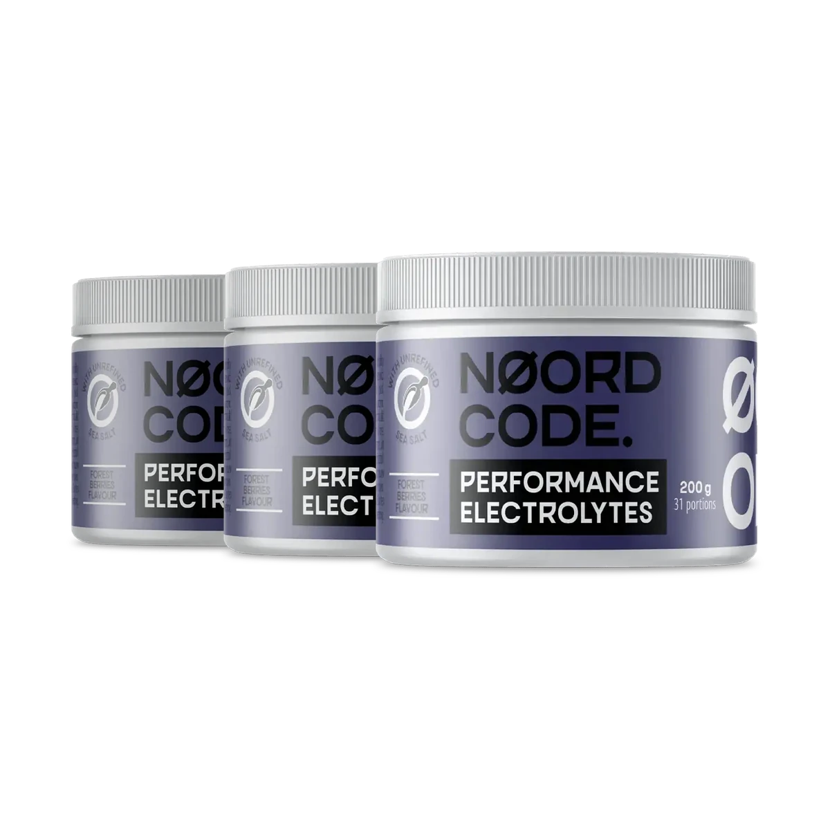NoordCode Performance Electrolytes Forest Berries 200 g 3 x