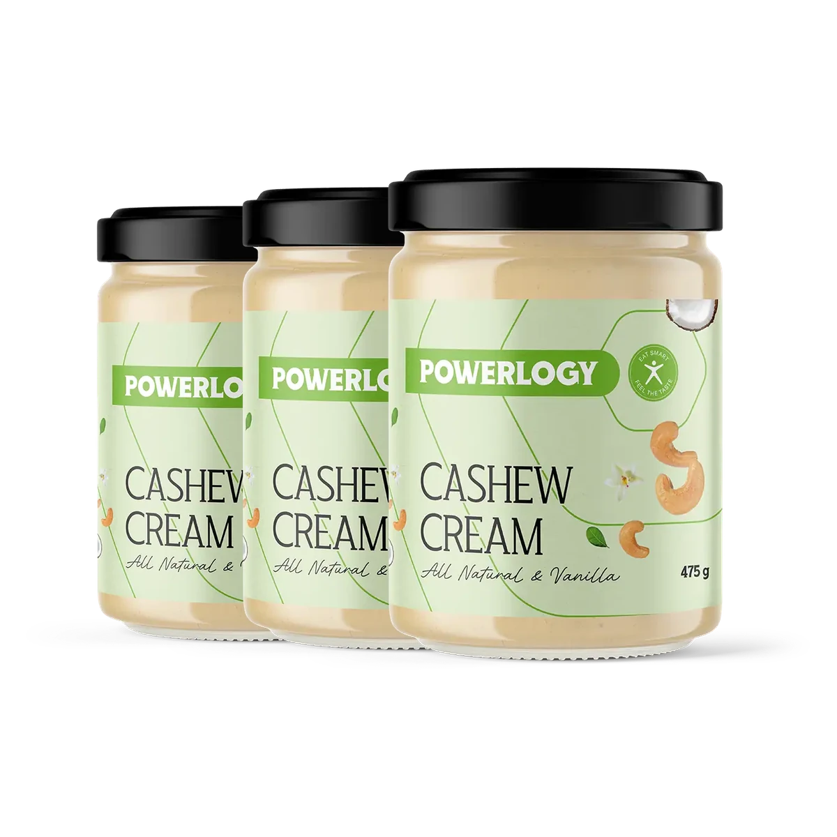 Powerlogy Cashew Cream 475 g 3 x