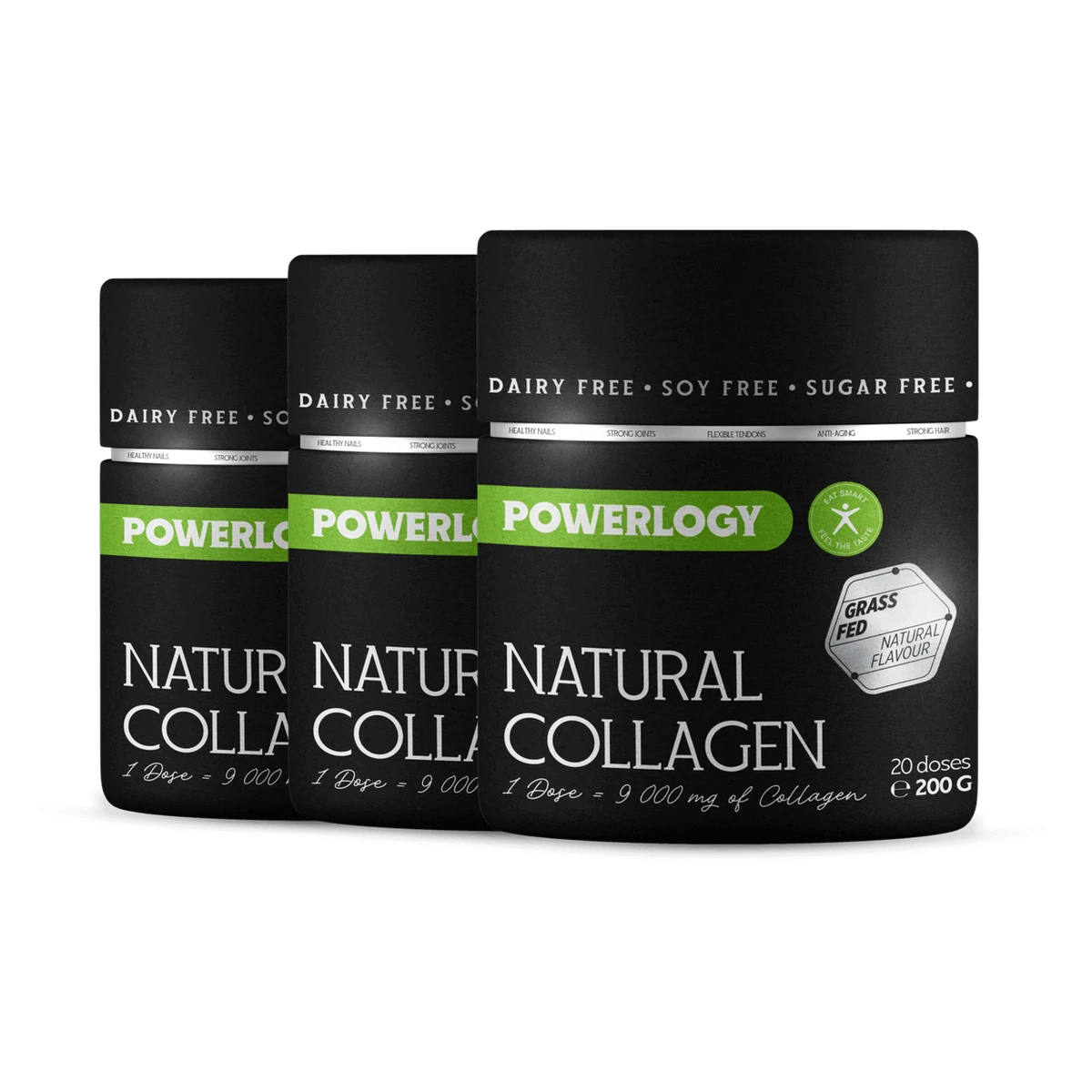 Powerlogy Natural Collagen 200 g 3 x