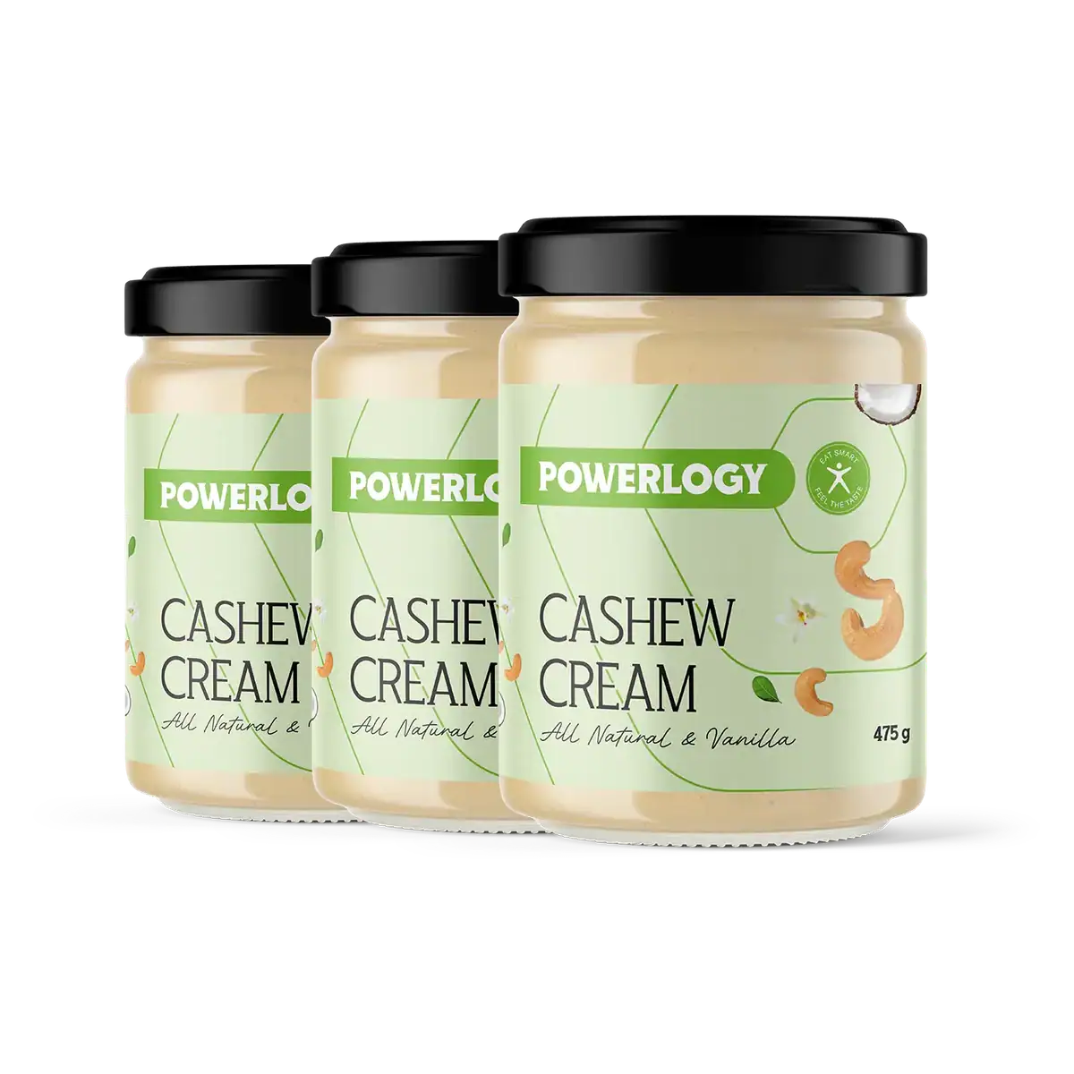 Powerlogy Cashew Cream 475 g 3 x